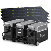 4*400W Panneau solaire portable