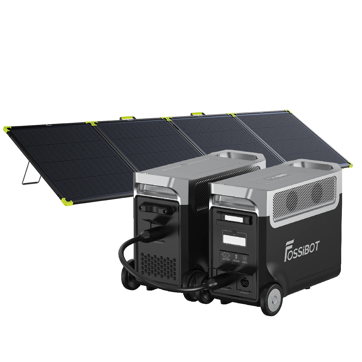 FOSSiBOT F3600 Pro+1×SP400 Pro Biface Panneau solaire portable (400W)