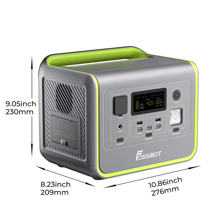FOSSiBOT F800 station électrique portable - 512 Wh | 800 W
