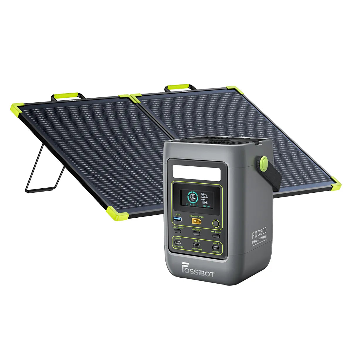 FDC300+1*100W Panneau solaire portable