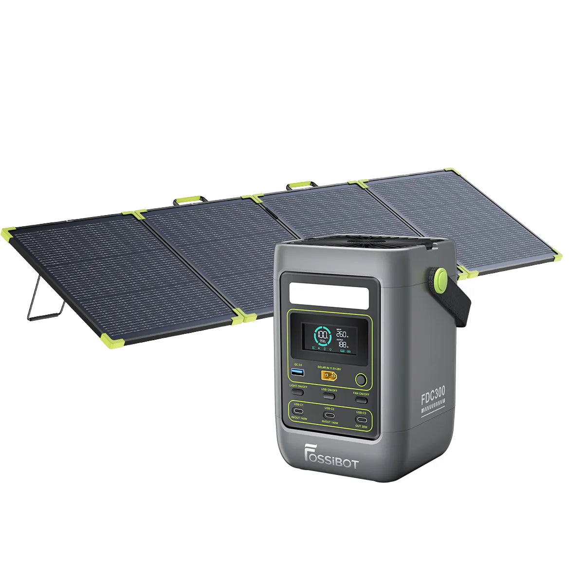 FDC300+1*200W Panneau solaire portable