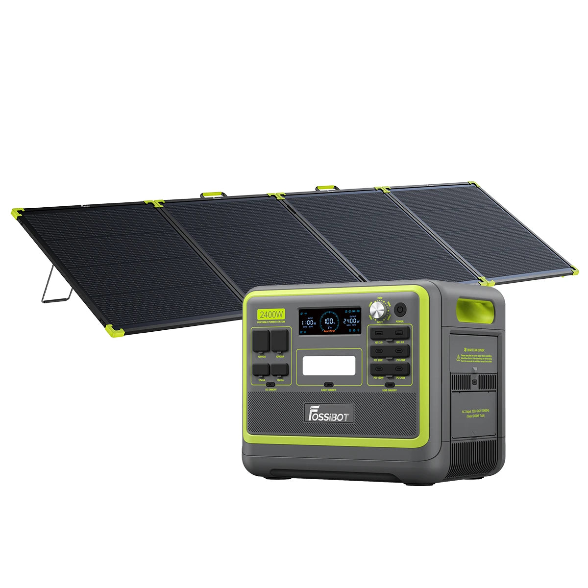 F2400+1*400W Panneau solaire portable
