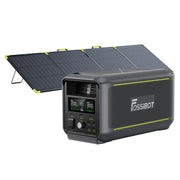 F3000 + 1×SP200 Pro panneau solaire portable bifacial (200W)