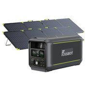 F3000 + 2×SP200 Pro panneau solaire portable bifacial (200W)