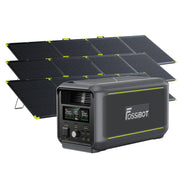 F3000 + 3×SP400 Pro panneau solaire portable bifacial (400W)
