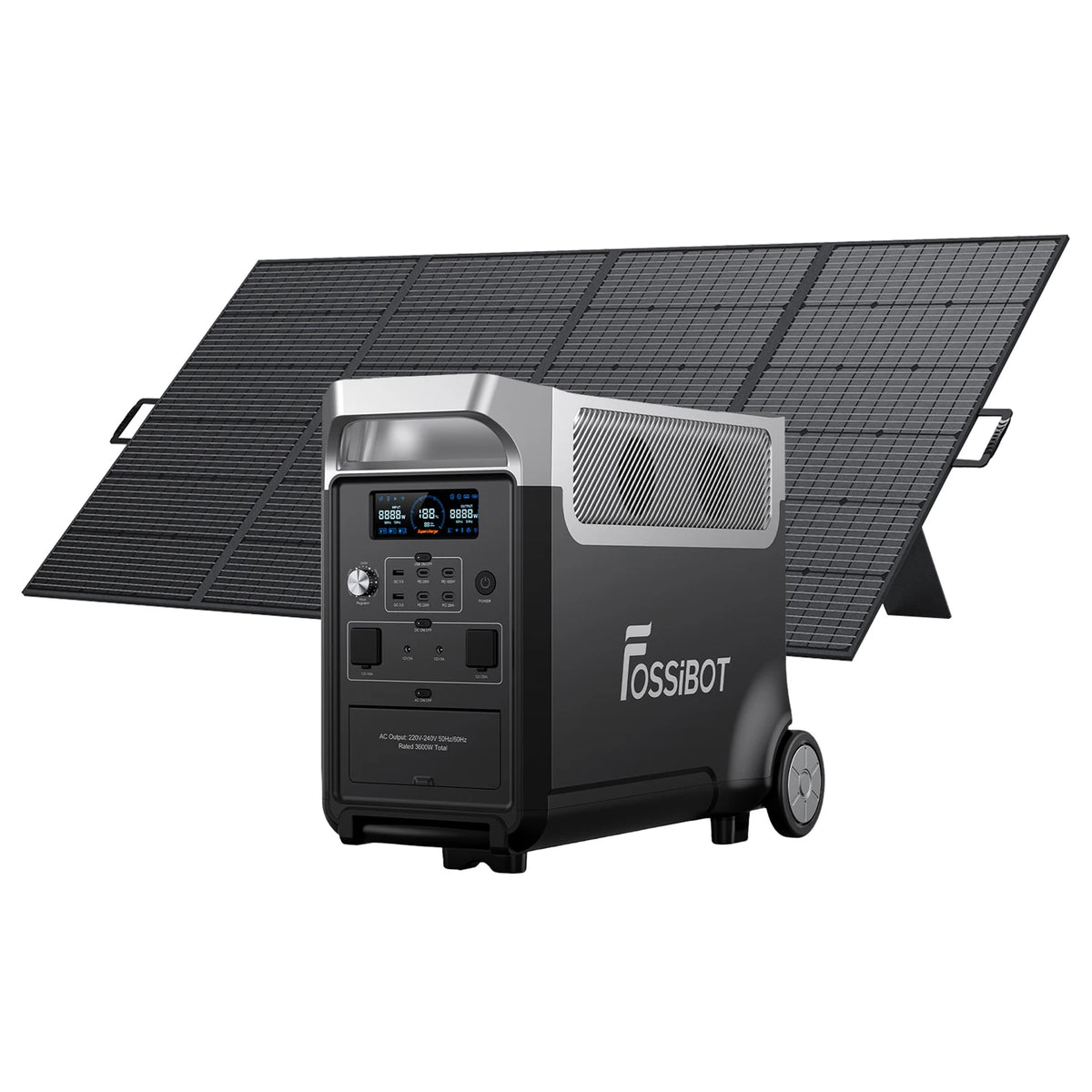 F3600 Pro+1*420W Panneau solaire portable
