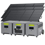 3*420W Panneau solaire portable