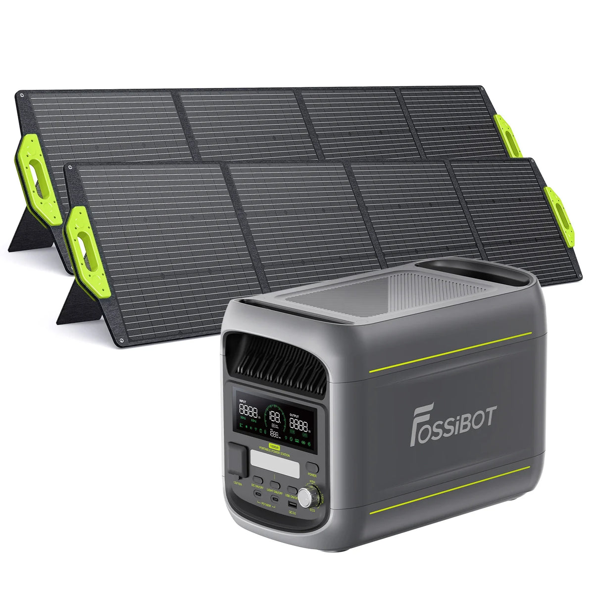 F1800+2*200W Panneau solaire portable