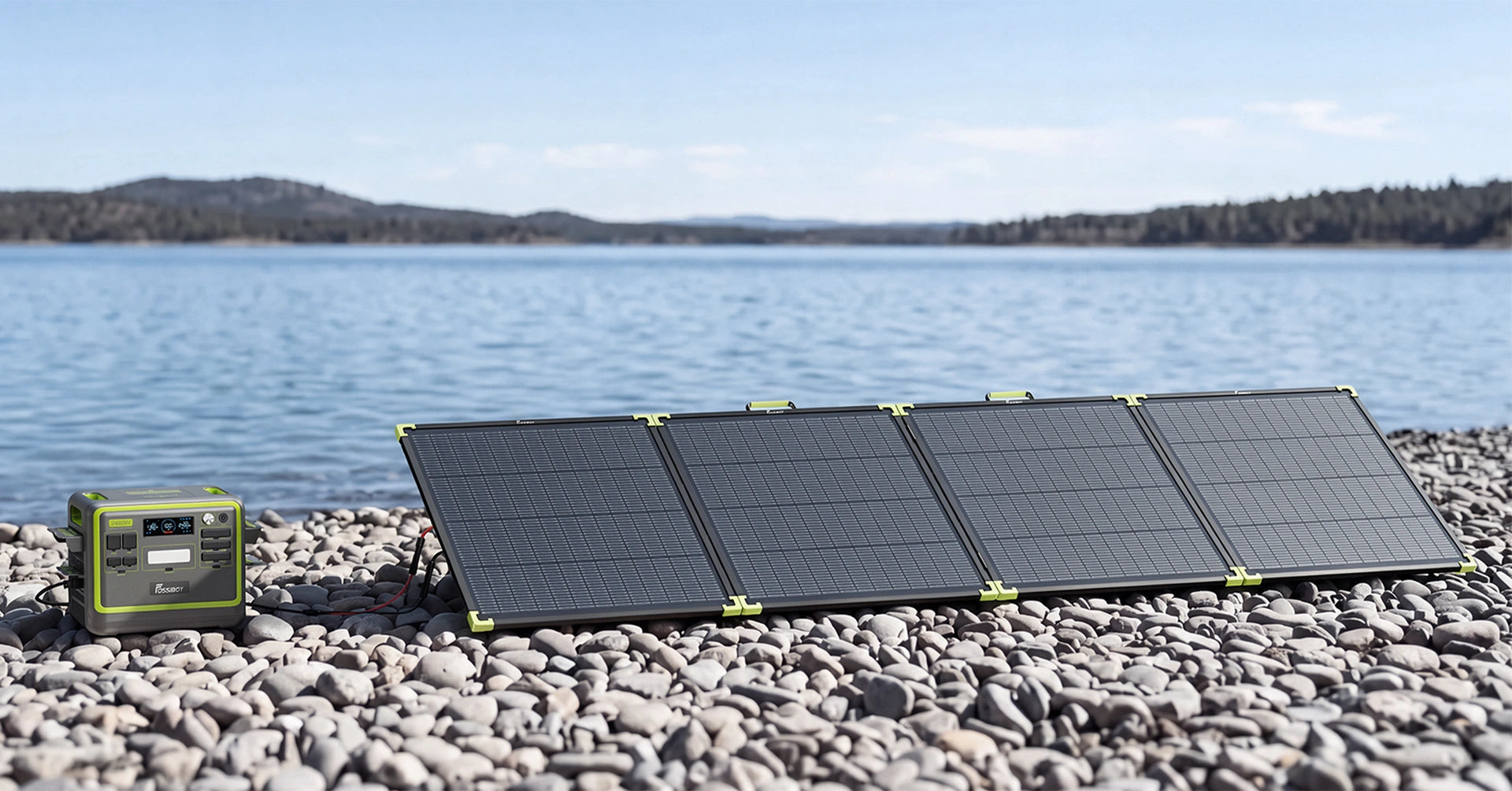 FOSSiBOT SP400 Pro connecté à une station électrique